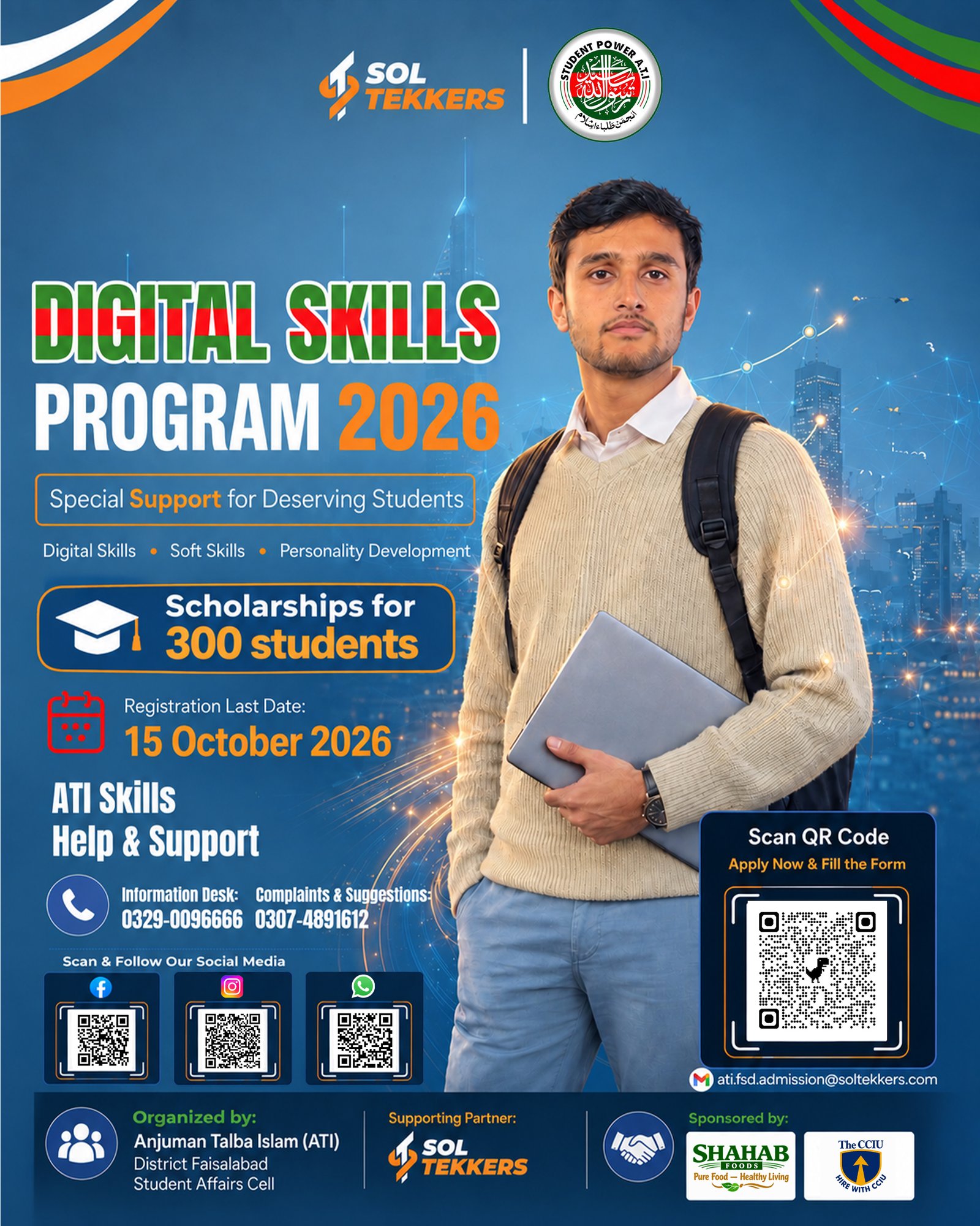 Soltekkers Digital Skills Program 2026 poster